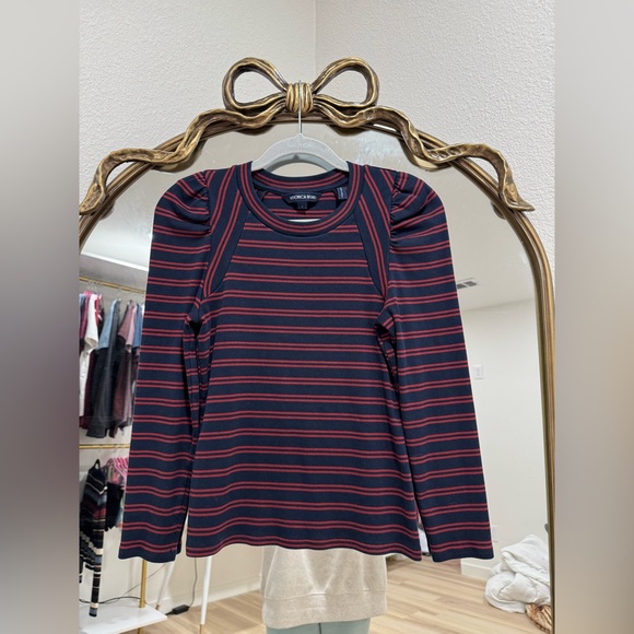 Brand new Veronica Beard Britney Striped Top - Picture 2 of 5